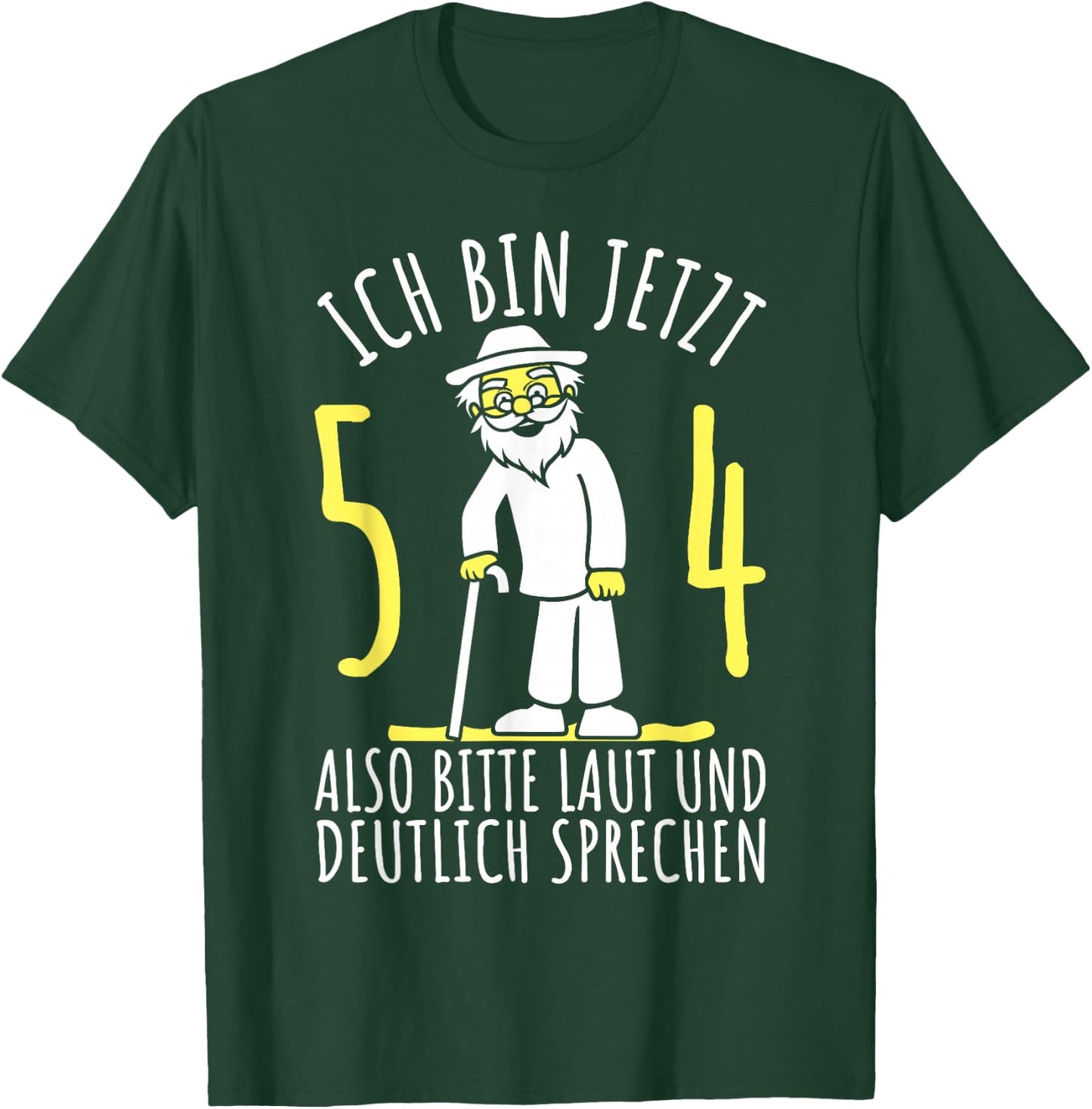 54er Geburtstag Mann, Ich bin 54. Geburtstag lustig Herren T-Shirt - T-Shirt | Forest
