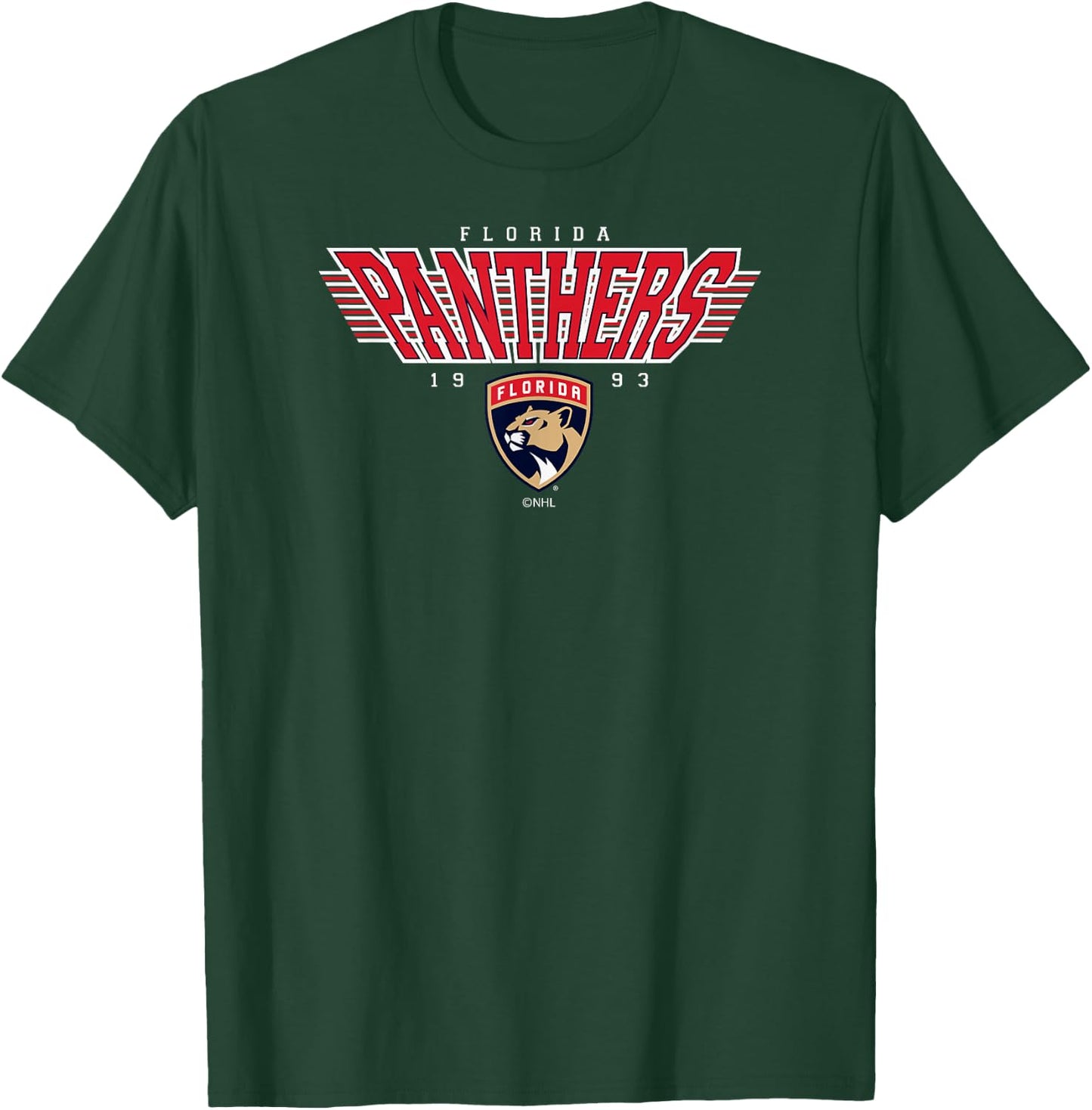 Florida Panthers Laser Black Officially Licensed T-Shirt - T-Shirt | Forest