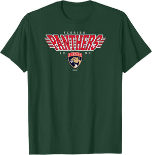Florida Panthers Laser Black Officially Licensed T-Shirt - T-Shirt | Forest