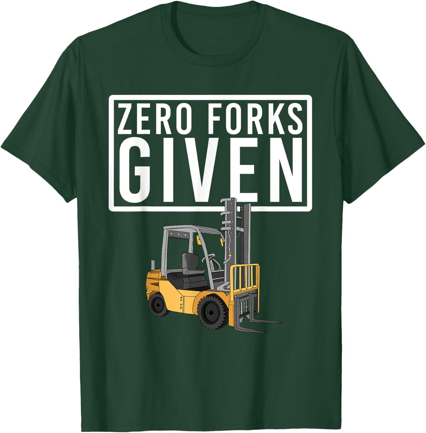 Funny Forklift Driver Art Women Forklift Operator T-Shirt - T-Shirt | Forest