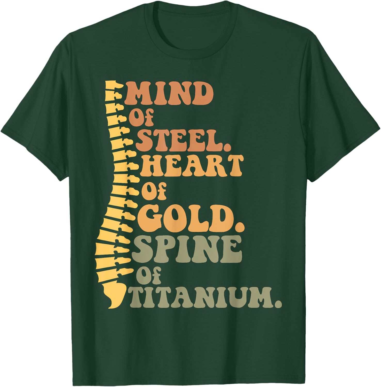 Back Surgery Recovery Gifts Funny Spine Surgery Recovery T-Shirt - T-Shirt | Forest