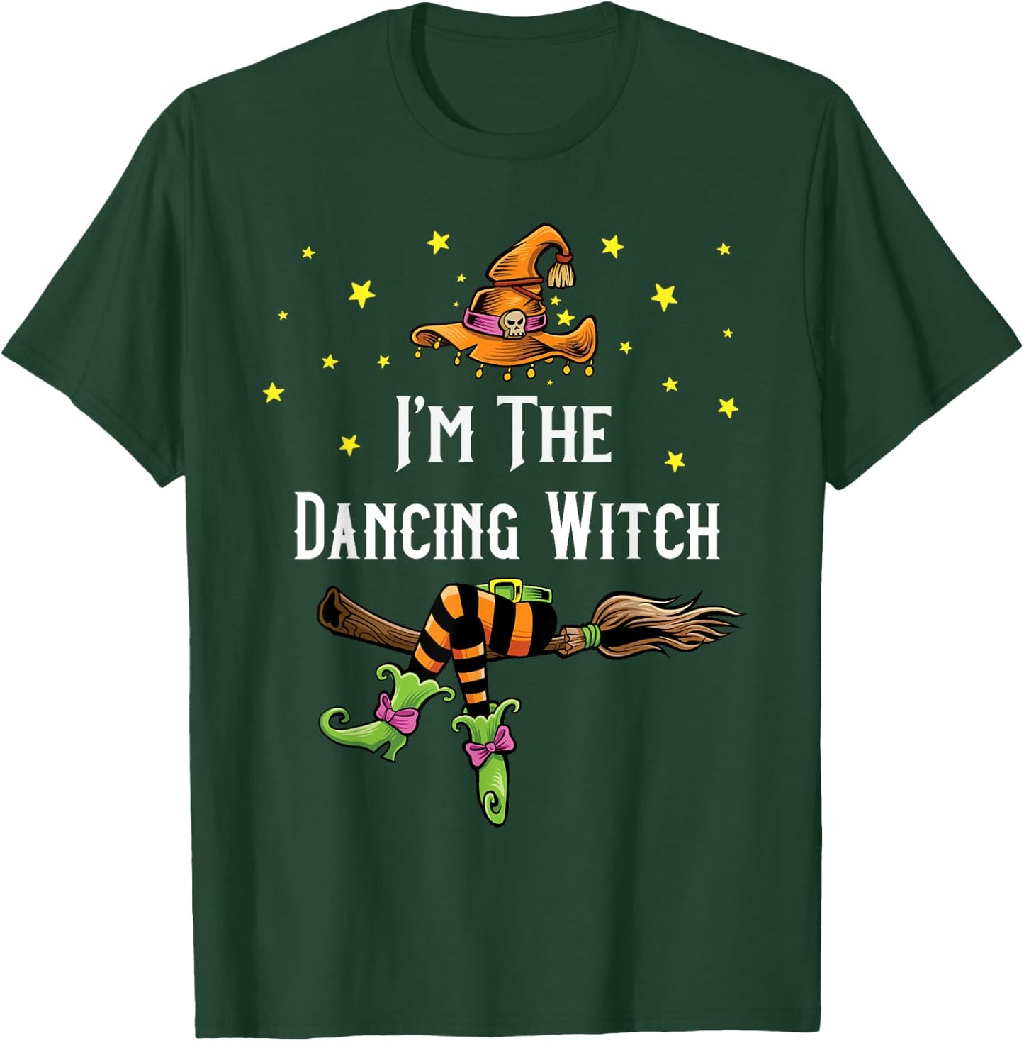 Im the Dancing Witch Halloween Matching Group Costume T-Shirt - T-Shirt | Forest
