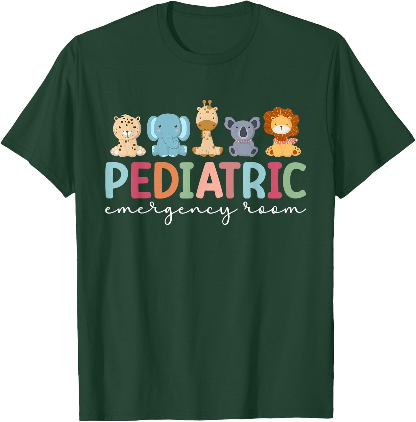 Pediatric Emergency Room Peds ER Nurse Pediatric ER Nurse T-Shirt - T-Shirt | Forest