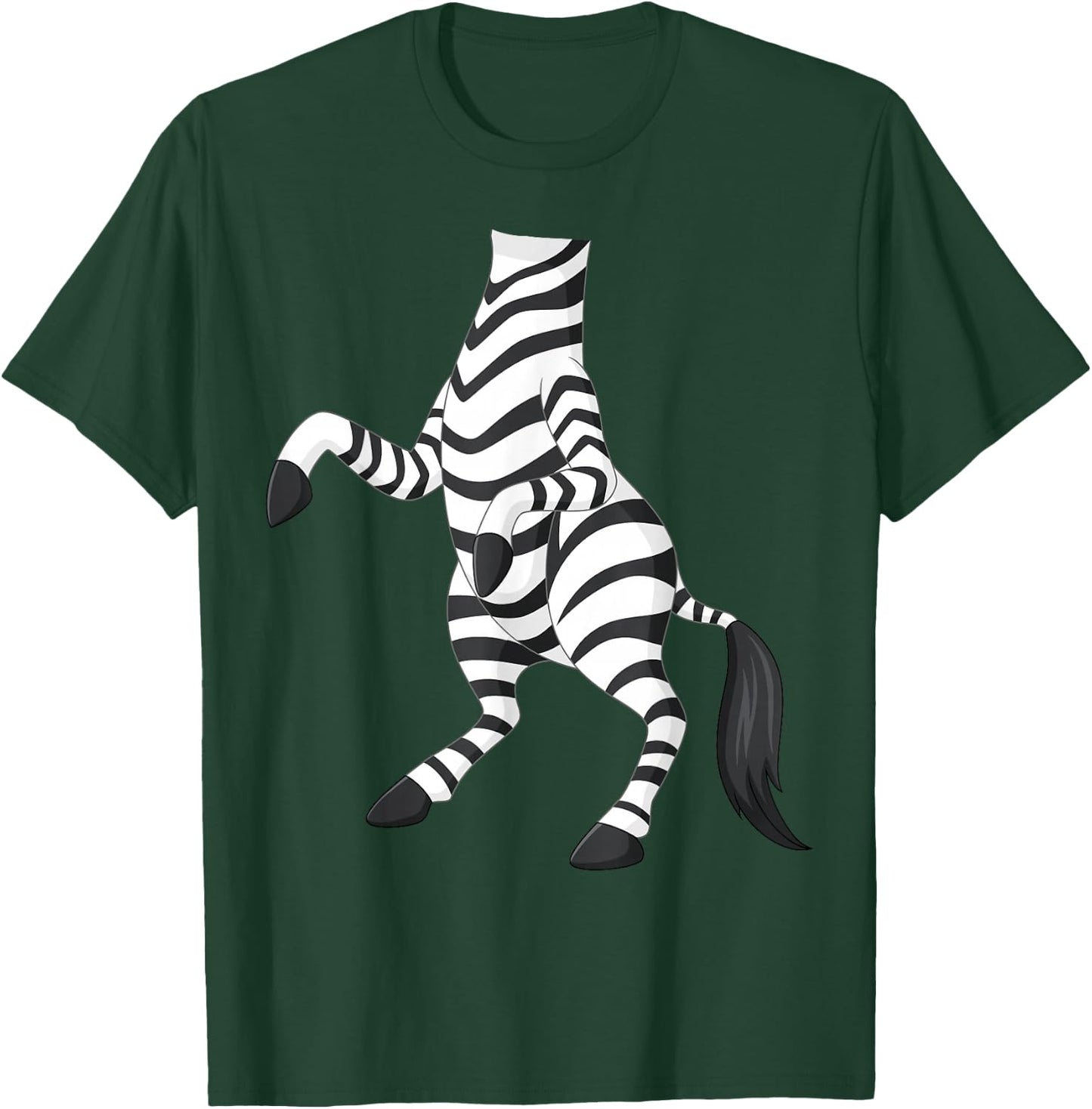 Zebra Zebra Costume Shirt , black T-Shirt - T-Shirt | Forest