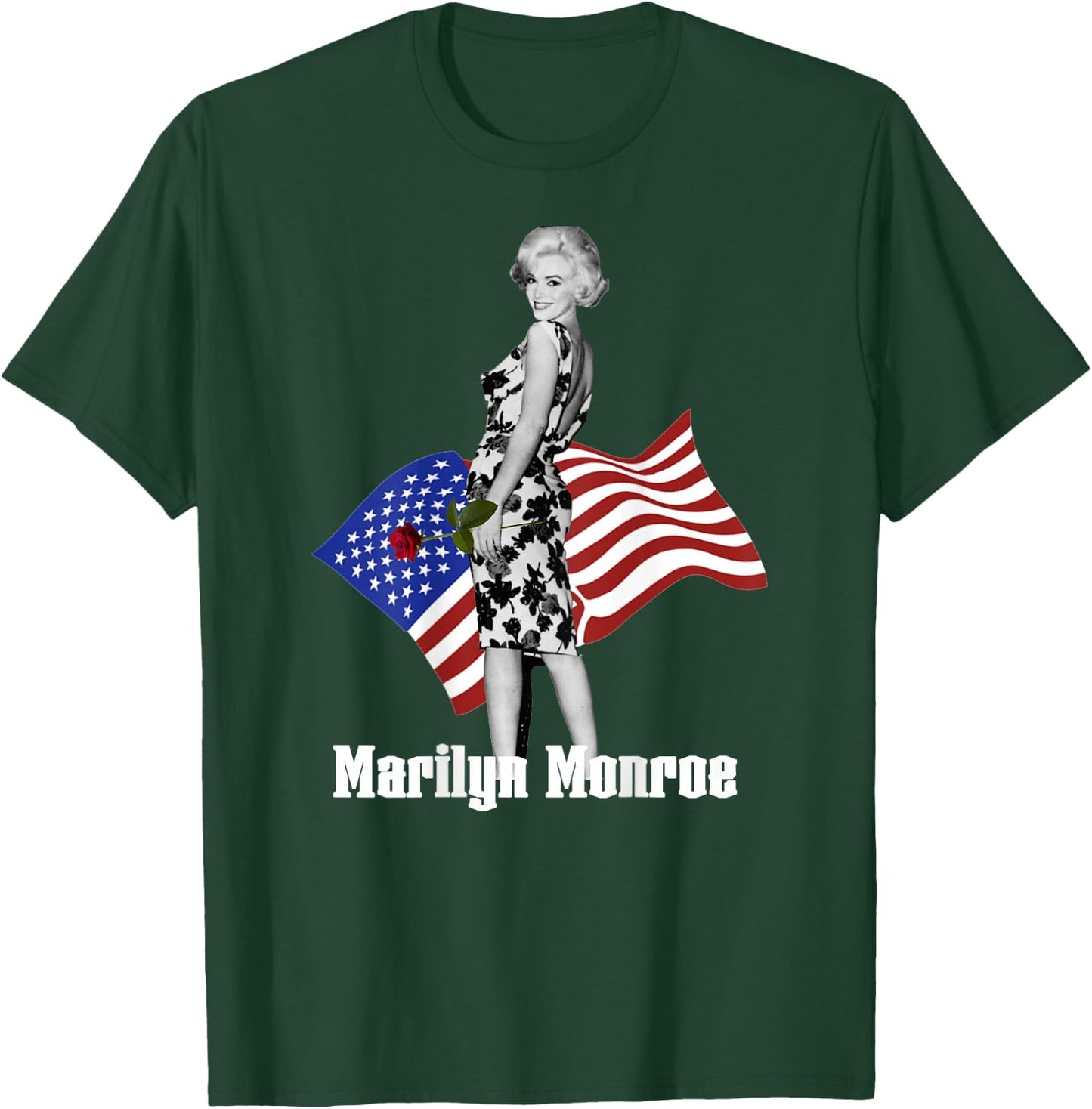Marilyn Monroe_024_Back Printed T-Shirt - T-Shirt | Forest