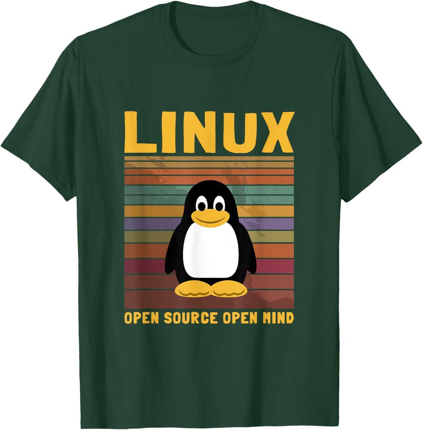 Men's Computer Nerd Linux Root Penguin Tux Saying Gift , black T-Shirt - T-Shirt | Forest