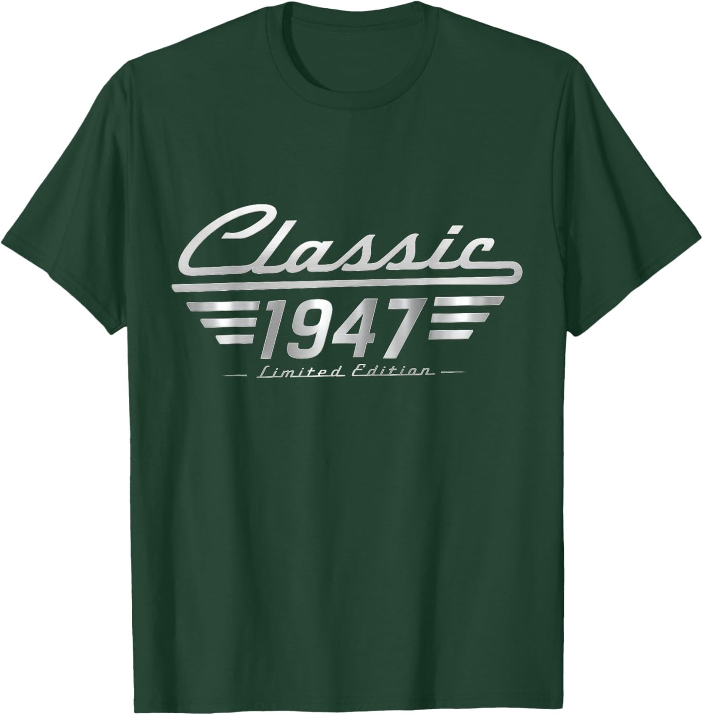 Classic 1947 Limited Edition Vintage Car Birthday T-Shirt - T-Shirt | Forest