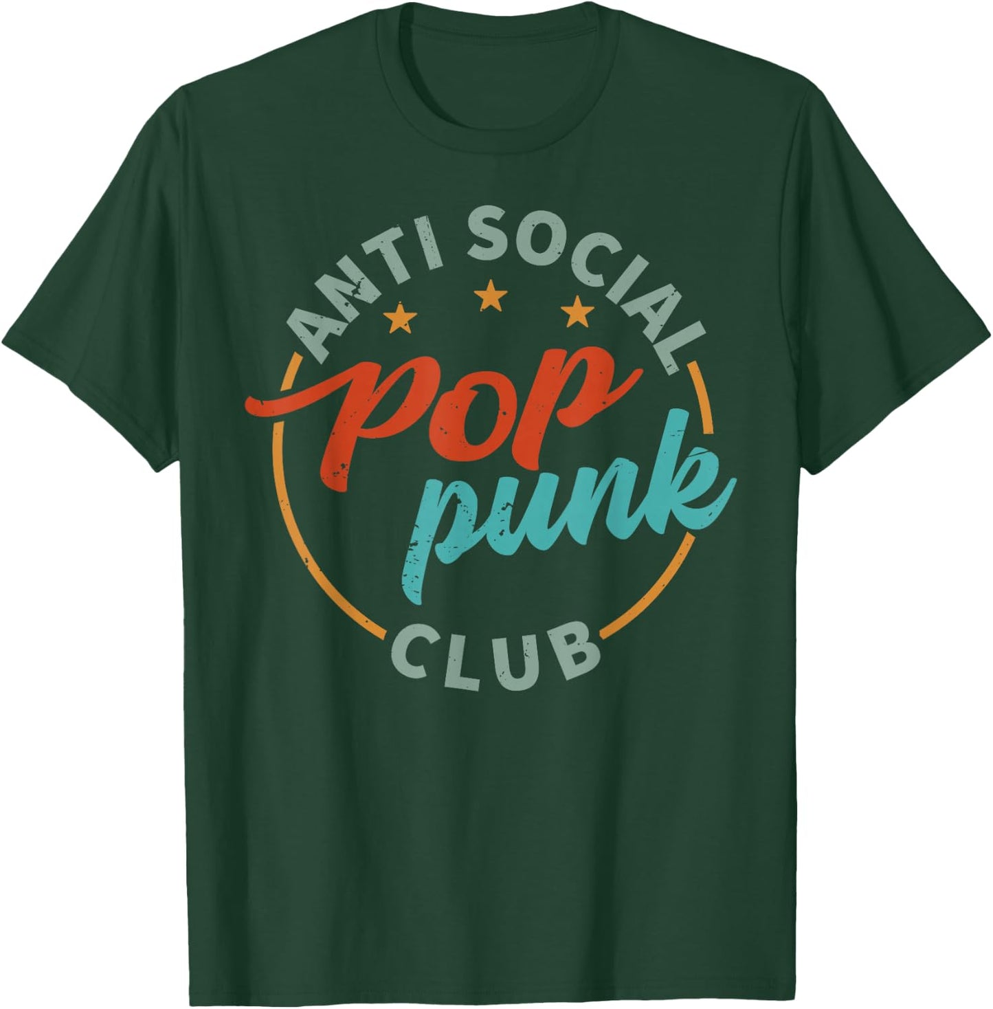 Anti Social Pop Punk Club T-Shirt - T-Shirt | Forest