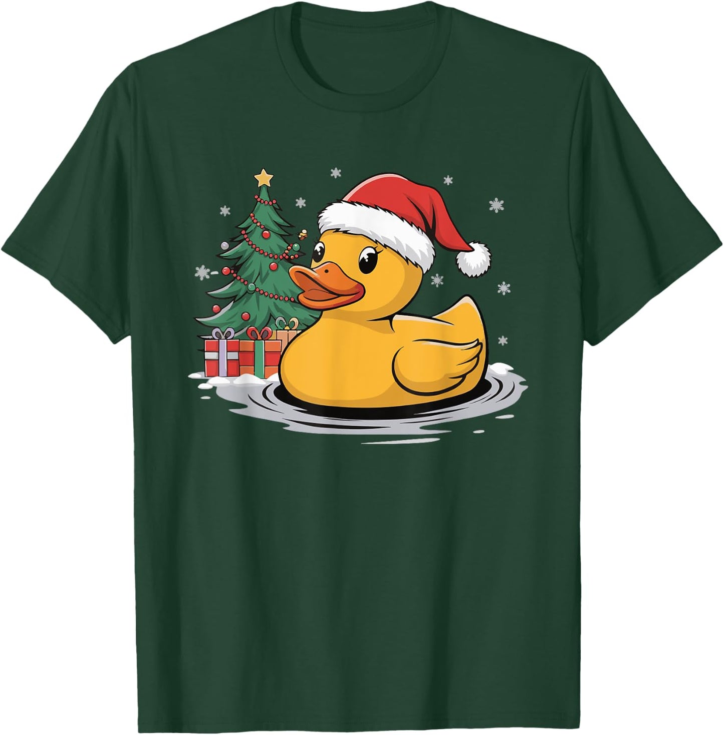 Rubber Duck Christmas T-Shirt - T-Shirt | Forest