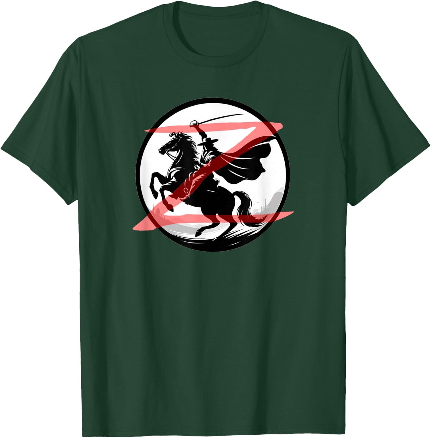 Zorro , grey, S T-Shirt - T-Shirt | Forest