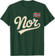 Norway Vintage Script Fan T-Shirt - T-Shirt | Forest