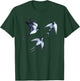 Swallows in Flight T-Shirt - T-Shirt | Forest