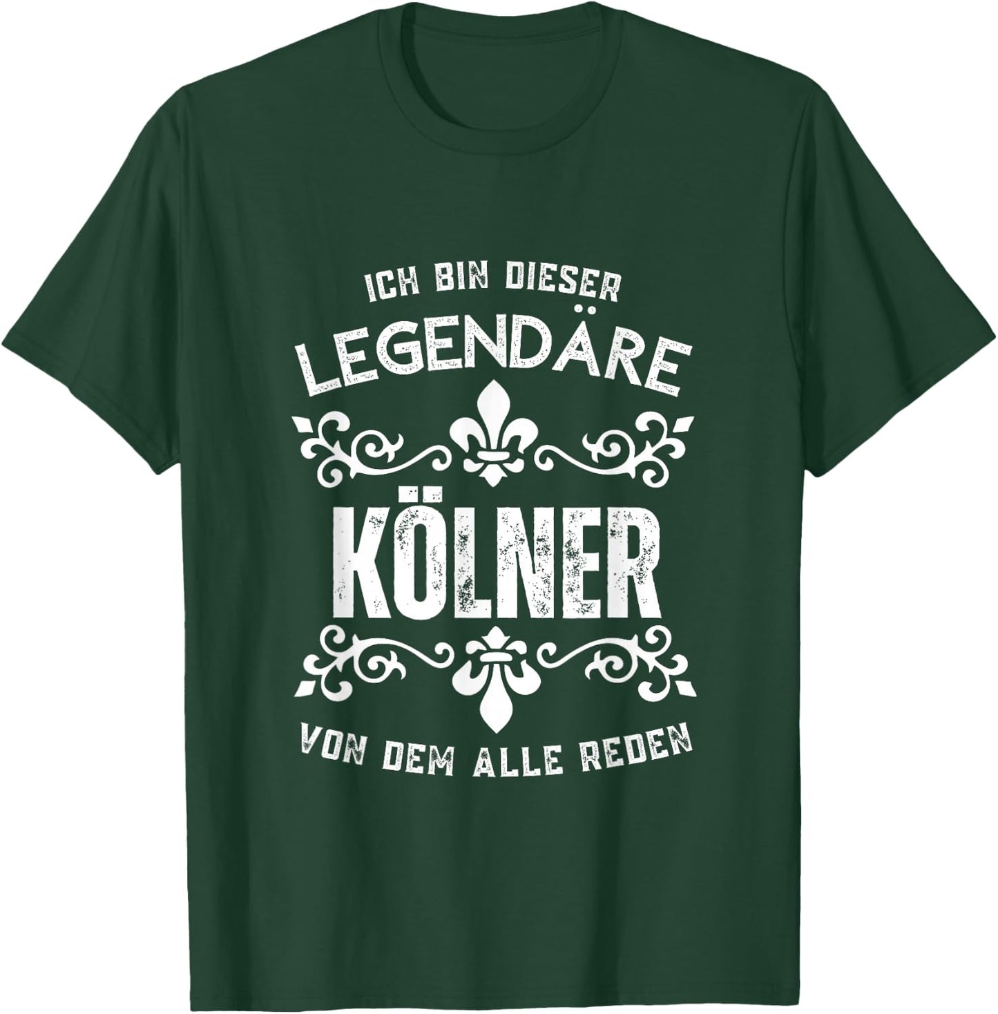 Köln Kölner Fanshirt - Ich Bin Dieser Legendäre Kölner - Schwarz - S - Crew-Ausschnitt - - Fußballfans, Köln Fans - Herren T-Shirt - T-Shirt | Forest