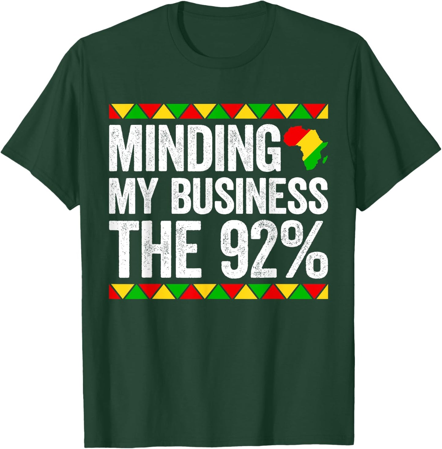 Minding My Vintage Business The Women 92 Black History Month T-Shirt - T-Shirt | Forest