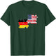 Deutschland USA Flagge Deutsch Amerikaner T-Shirt - T-Shirt | Forest