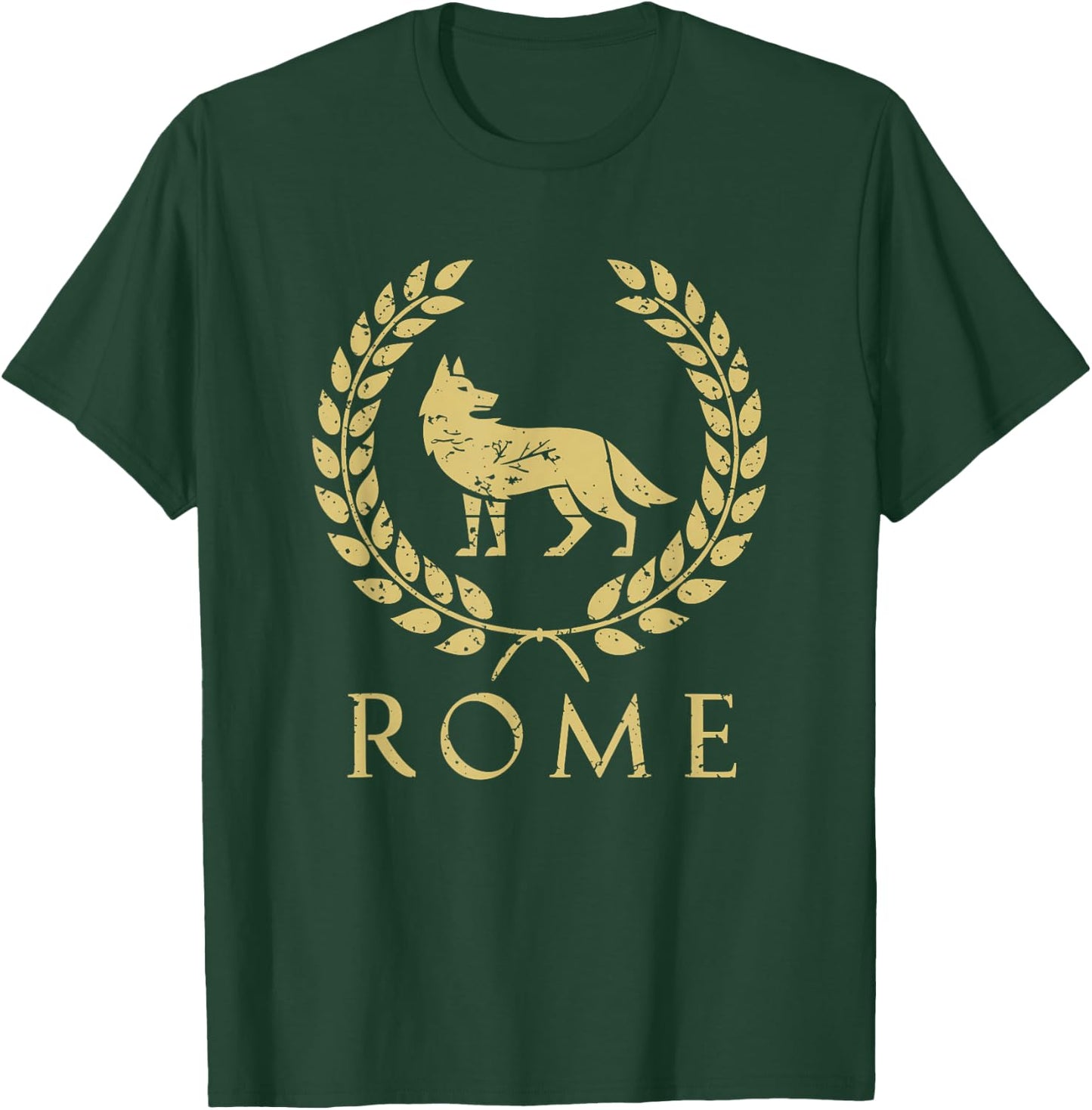 Ancient Rome Wolf Symbol of Romulus and Remus T-Shirt - T-Shirt | Forest