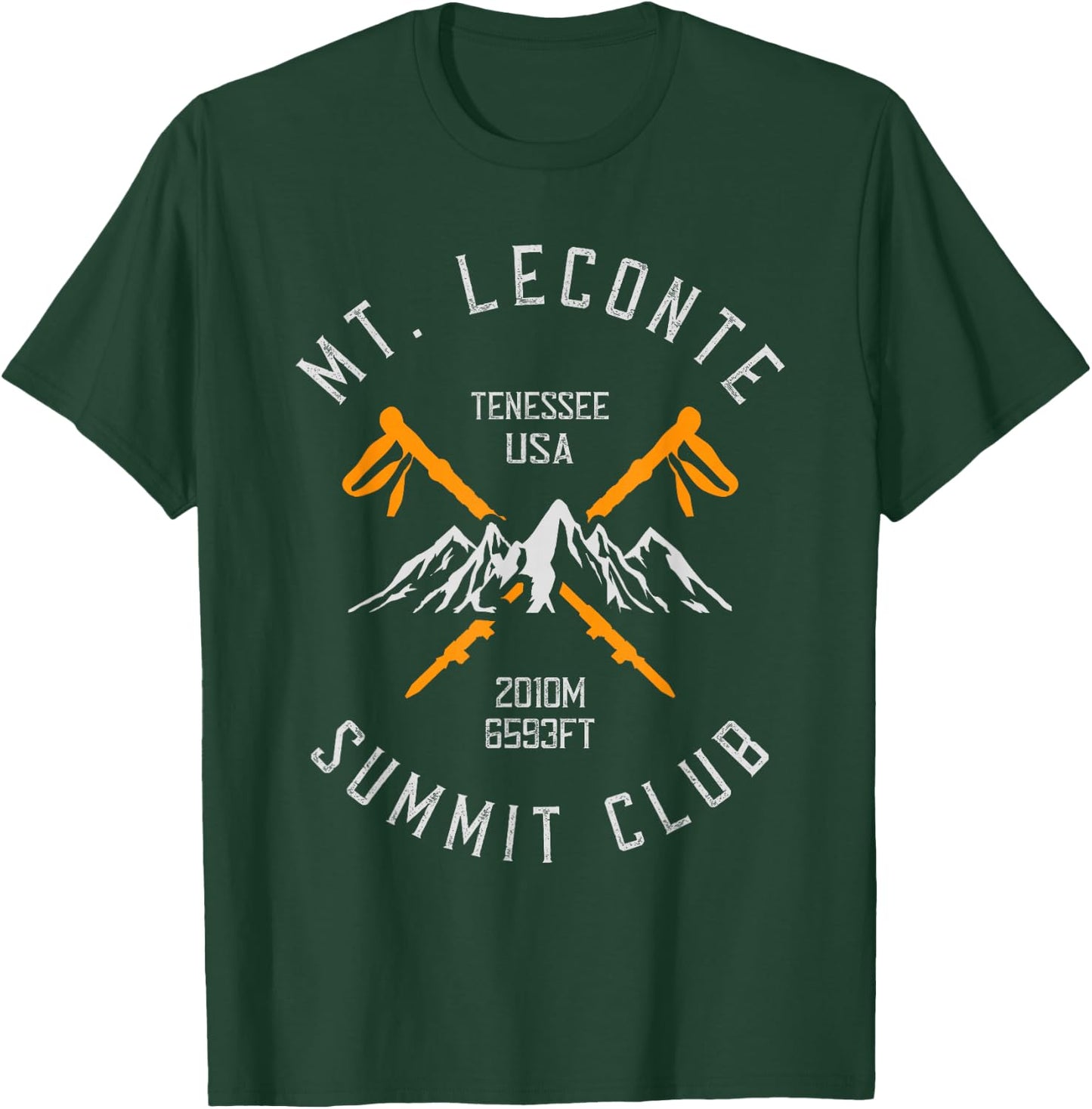 Mount LeConte Mountain Hiker Hiking T-Shirt - T-Shirt | Forest