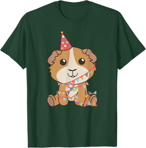 Guinea Pig Birthday For Children A Birthday T-Shirt - T-Shirt | Forest