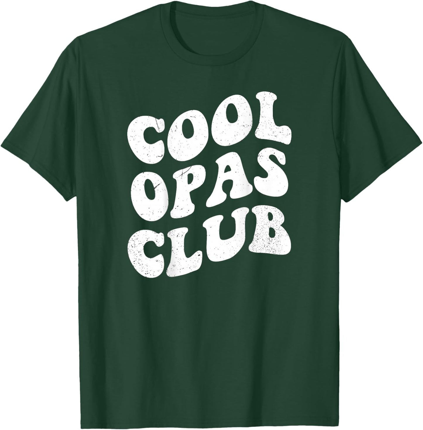 Cool Opas Club Funny Groovy Retro Art T-Shirt - T-Shirt | Forest