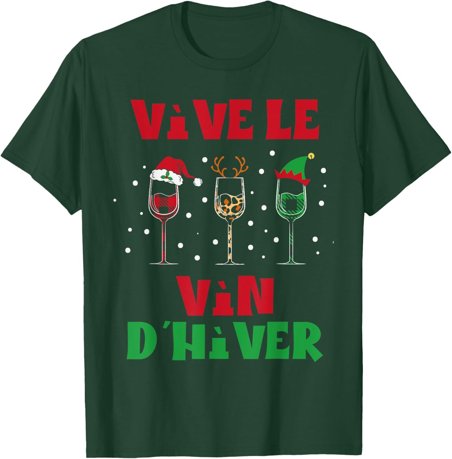 Long live winter wine humor christmas man beauf amateur wine T-Shirt - T-Shirt | Forest