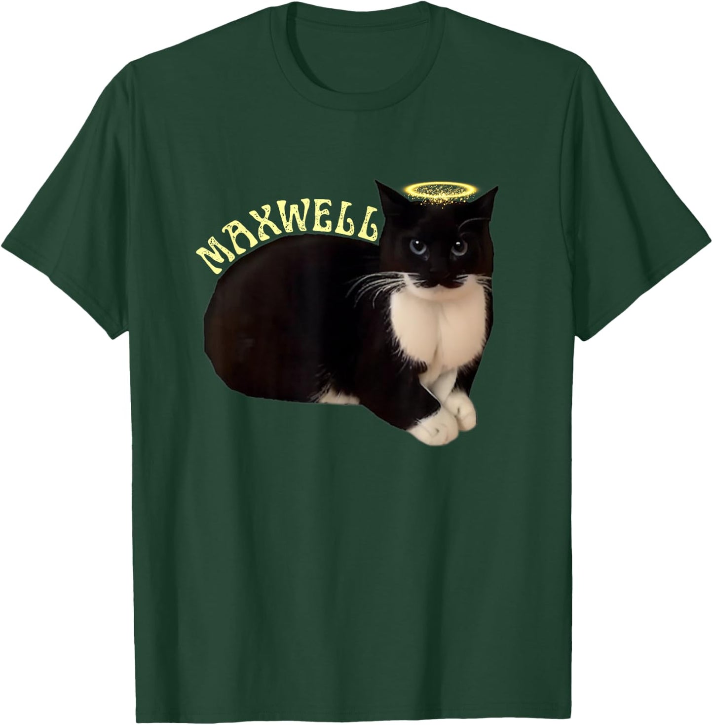 Funny Spinning Cat Maxwell The Tuxedo Cat Meme Women Girls Kids T-Shirt - T-Shirt | Forest