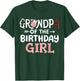 Grandpa of the Birthday Girl Cow Farm Party Matching Family T-Shirt - T-Shirt | Forest