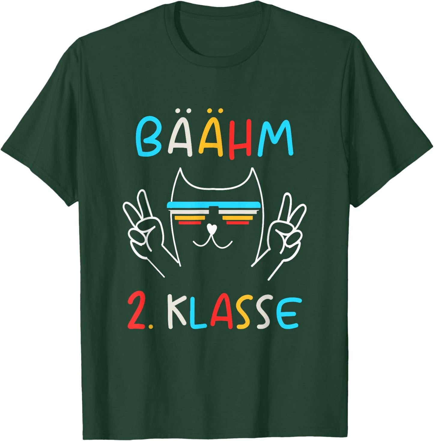 Bäähm 2. Klasse T-Shirt - T-Shirt | Forest