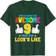 This is what an awesome 9 year old looks like 9th birthday T-Shirt - T-Shirt | Forest