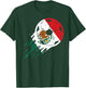 Mexico Flag Soccer Ball Mexican Football Fan Men Women Kids T-Shirt - T-Shirt | Forest
