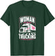 Women in Trucking Female Semi Driver Lady Trucker T-Shirt - T-Shirt | Forest