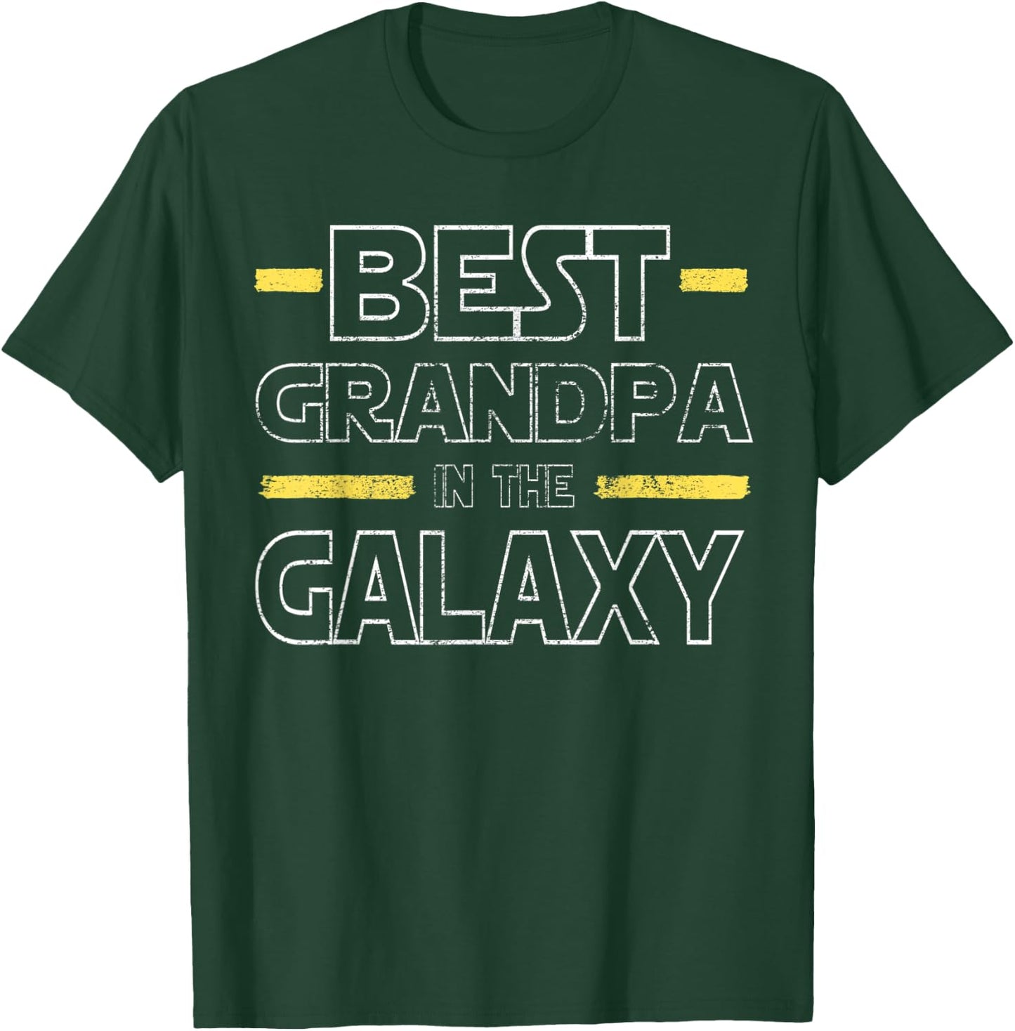 Best Grandpa in the Galaxy - Funny Grandpa Birthday Gift T-Shirt - T-Shirt | Forest