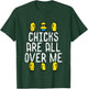 Kids Easter Chicks Are All Over Me Funny Boys Kids Toddler Youth T-Shirt - T-Shirt | Forest