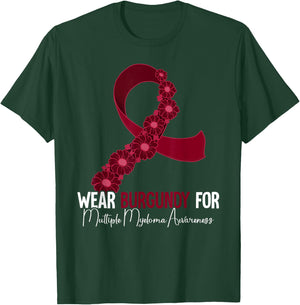 Multiple Myeloma Awareness T-Shirt - T-Shirt | Forest