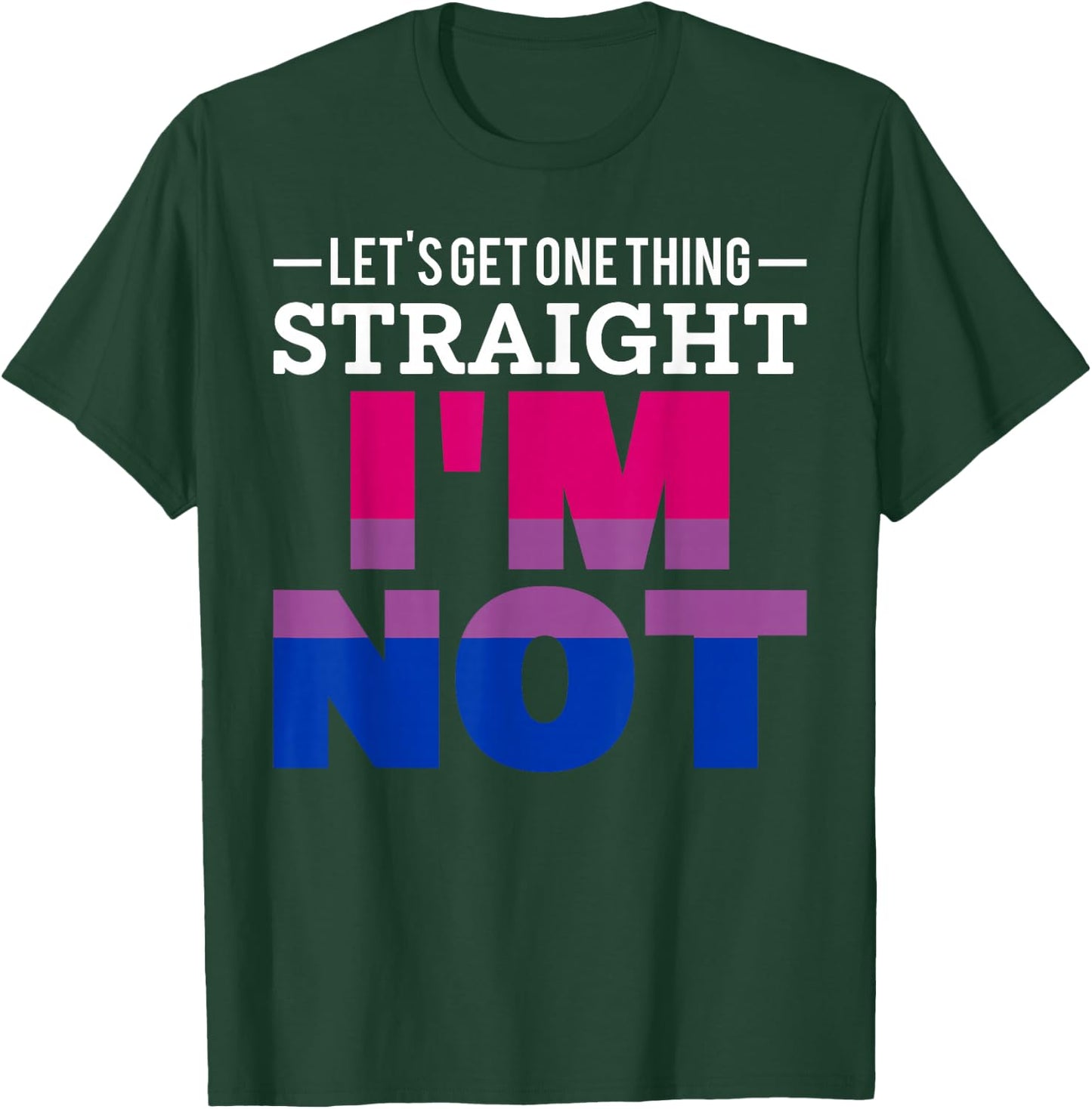 Queer Bisexuality Genderfluid Funny Gift Bisexual T-Shirt - T-Shirt | Forest