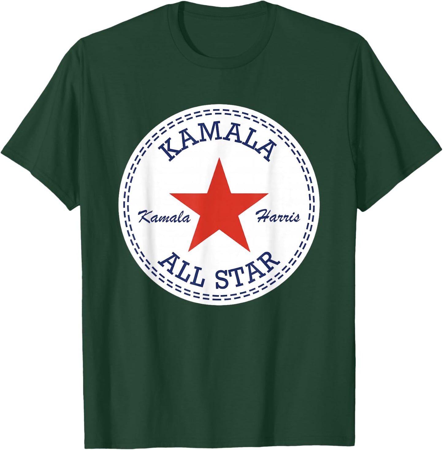 Kamala Harris Converse Logo Election Supporter Shoes , Black, S T-Shirt - T-Shirt | Forest