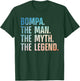 Bompa Design For Grandpa Grandfather From Grandkids Bompa T-Shirt - T-Shirt | Forest