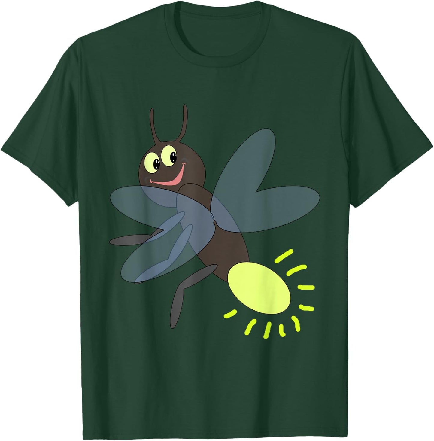 Lightning Bug Firefly Buggy Bug T-Shirt - T-Shirt | Forest
