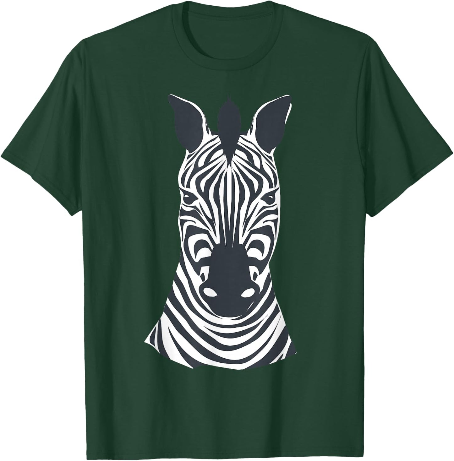 DIY Fancy Dress Kids Zebra Face Costume Boys Girls Child , black T-Shirt - T-Shirt | Forest