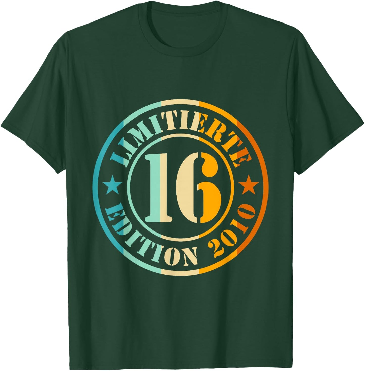 16. Geburtstag Junge Mädchen Limited Edition 2016 Jahre T-Shirt - T-Shirt | Forest