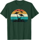 Retro UFO Attack at Sunset - Cool Classic T-Shirt - T-Shirt | Forest