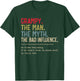 Grampy The Man The Myth The Bad Influence for Papa Grandpa T-Shirt - T-Shirt | Forest