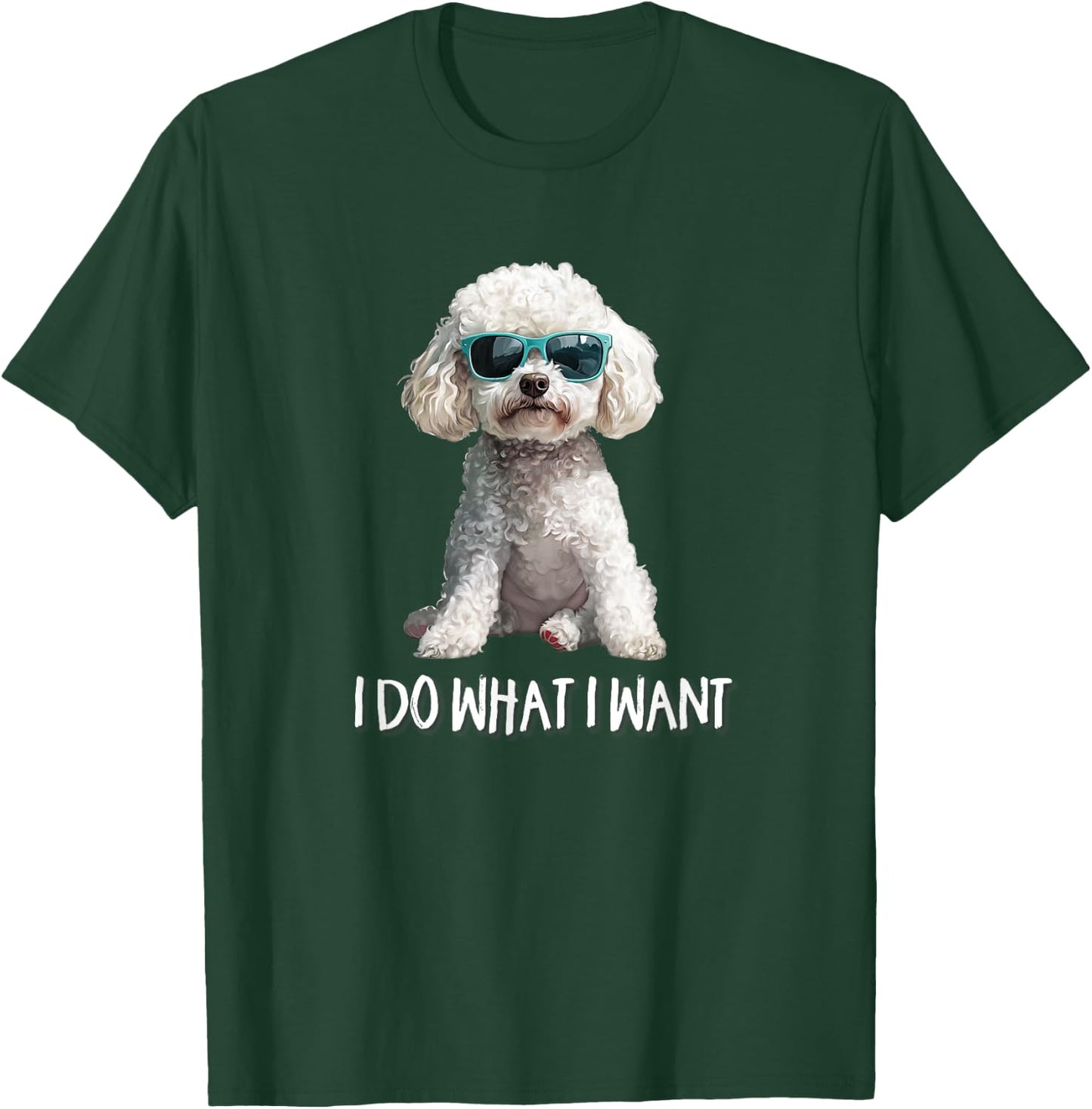 Funny Kids I Do What I Want Poodle Lover T-Shirt - T-Shirt | Forest