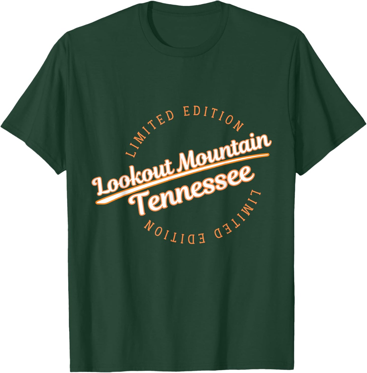 Retro Athletic Lookout Mountain TN Apparel T-Shirt - T-Shirt | Forest