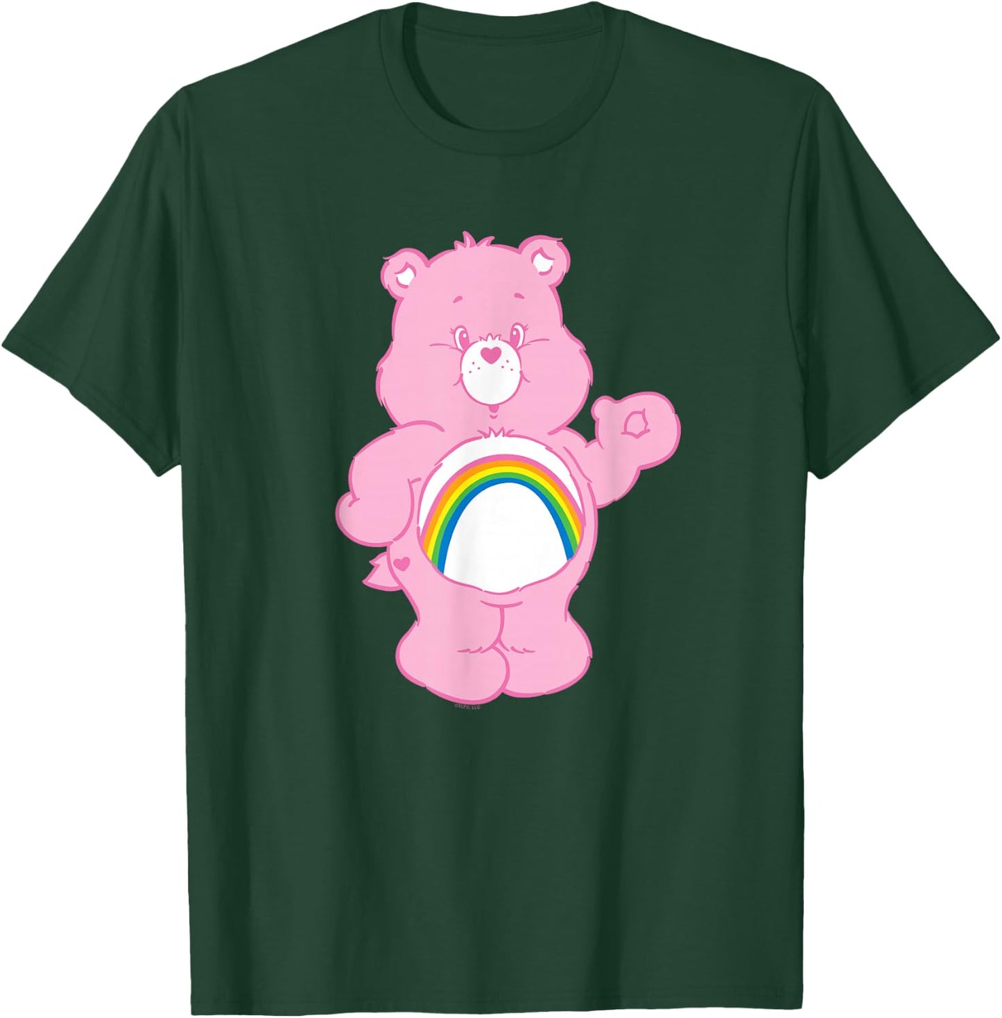 Care Bears Cheer Bear Cute Retro Cartoon T-Shirt - T-Shirt | Forest