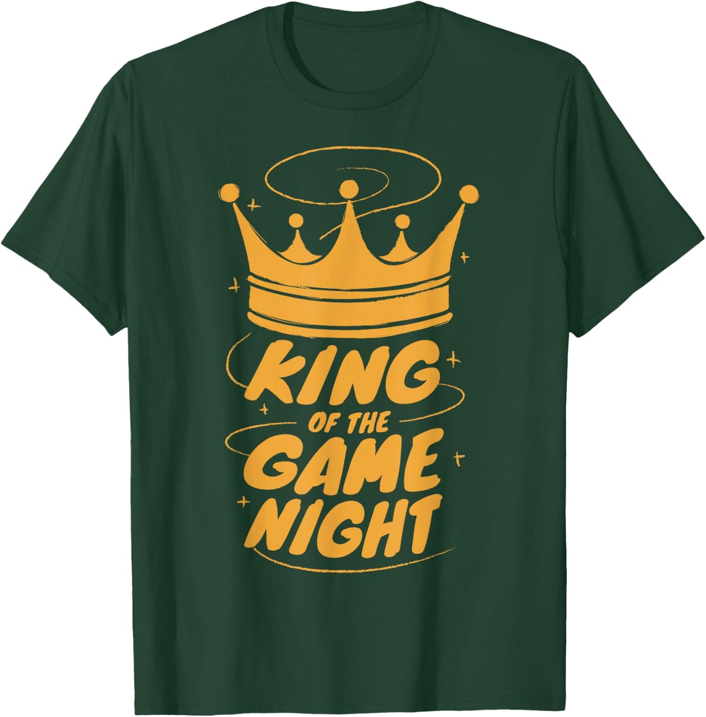 Game Night King I Winner Game Night T-Shirt - T-Shirt | Forest
