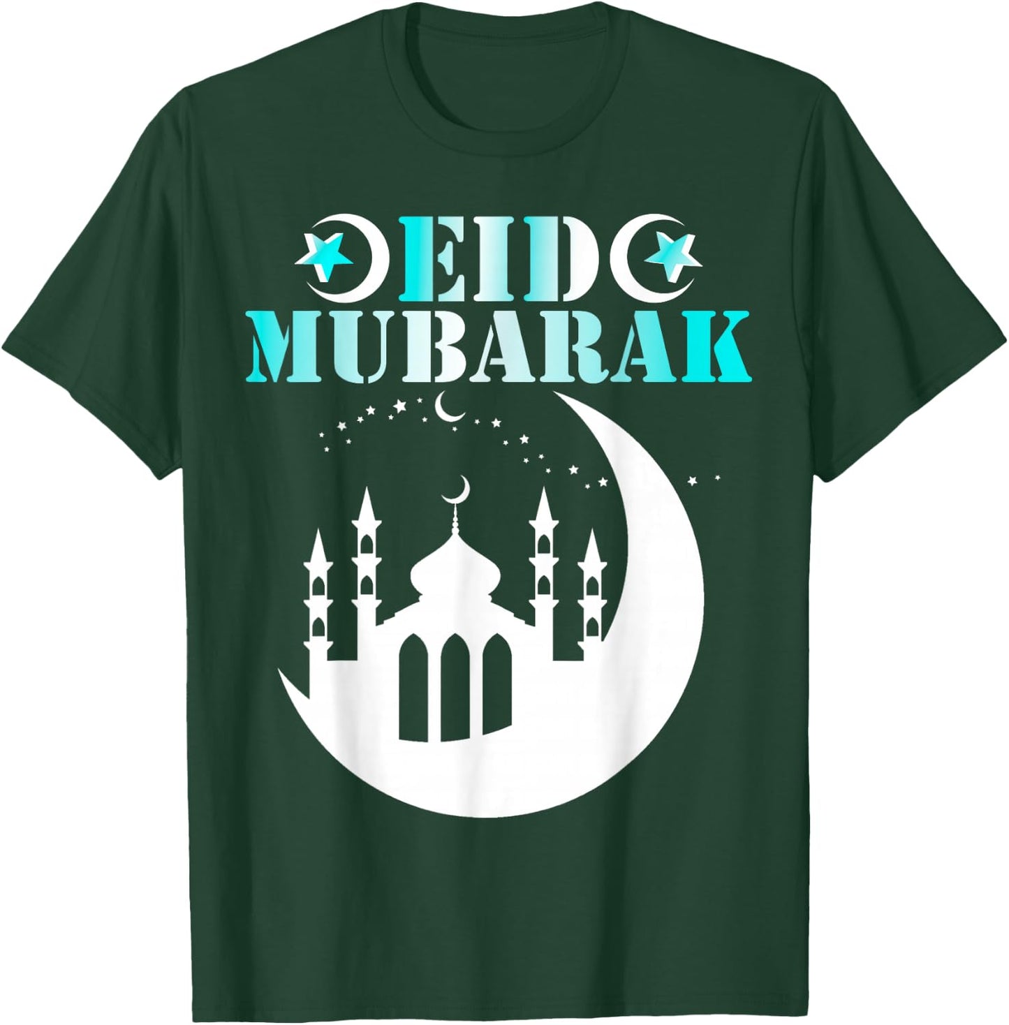 Happy Eid for Eid Al Fitr and Eid Al Adha - Eid Mubarak 2026 T-Shirt - T-Shirt | Forest