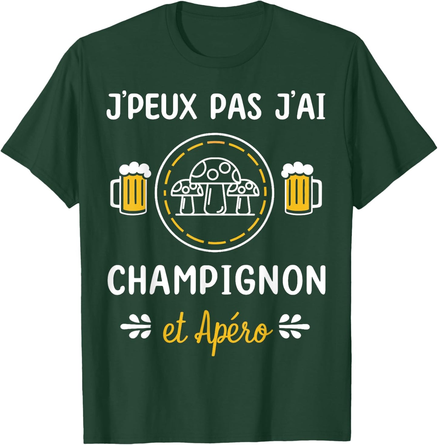 Je peux pas j'ai Mushroom T-Shirt - T-Shirt | Forest