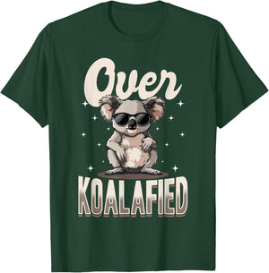 Funny Koala Animal Over Koalafied T-Shirt - T-Shirt | Forest