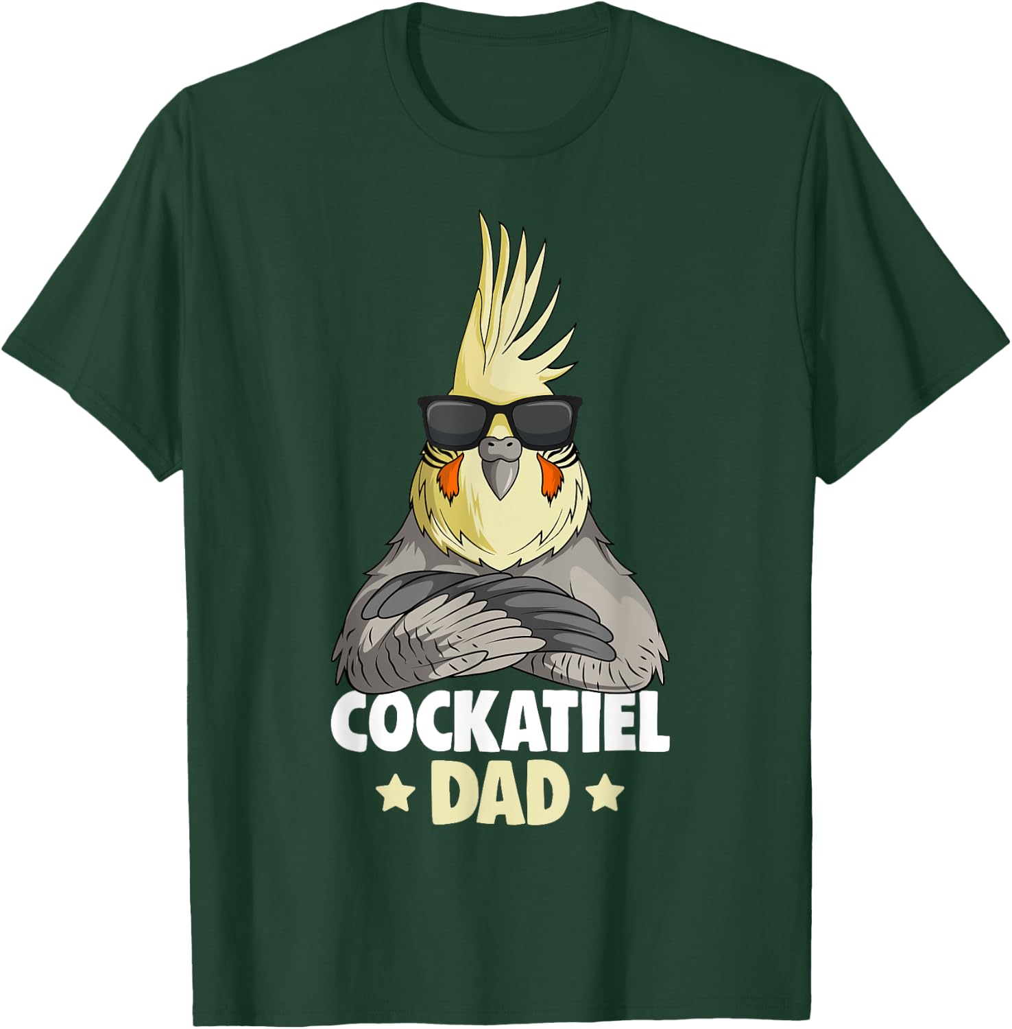 Cockatiel Dad Bird T-Shirt - T-Shirt | Forest
