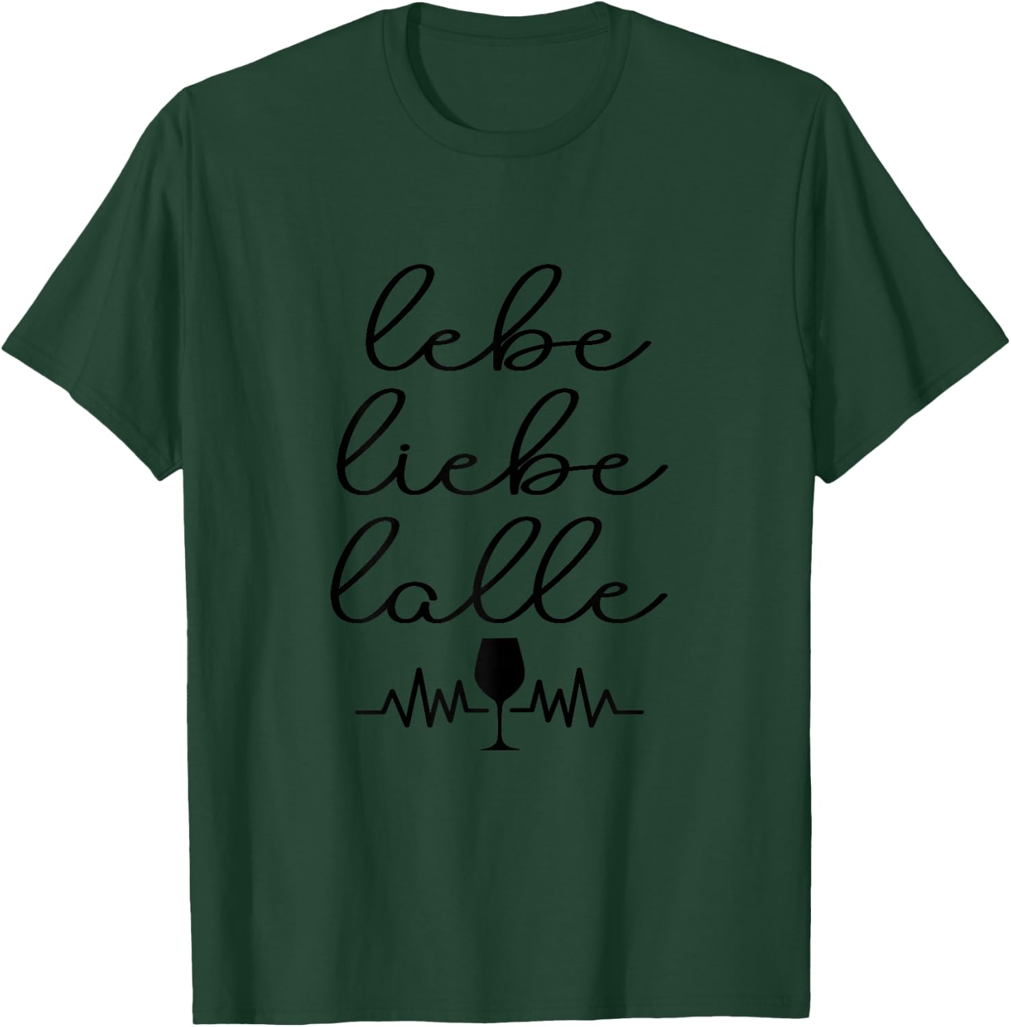 Damen Lebe Liebe Lalle Trinkspruch Mallorca Party Outfit T-Shirt - T-Shirt | Forest